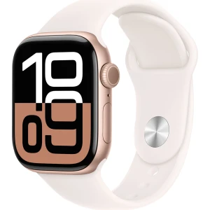 Apple Watch Series10 GPS 42mm Rose Gold Aluminium Light Blush Sport Band S/M