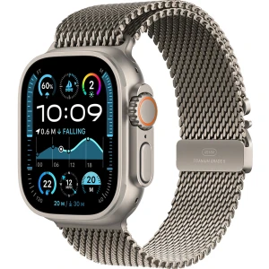 Apple Watch Ultra 2 GPS Cellular 49mm Natural Titanium Milanese Loop - M