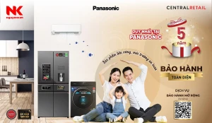 Gói bảo hành mở rộng 3 năm Máy giặt Panasonic lồng đứng 10kg (EW-WM3-TU10)