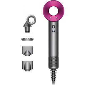 Máy sấy tóc Dyson Supersonic HD15 (Xám Bạc/Hồng Fuchsia)