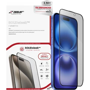 Miếng dán cường lực chống nhìn trộm Zeelot (2.5D ) Solidsleek Iphone 16 Plus