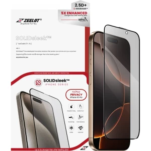 Miếng dán cường lực chống nhìn trộm Zeelot (2.5D ) Solidsleek Iphone 16 Pro