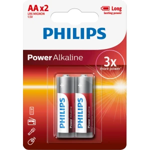 Pin AA 2 viên Alkaline Philips LR6P2B/97