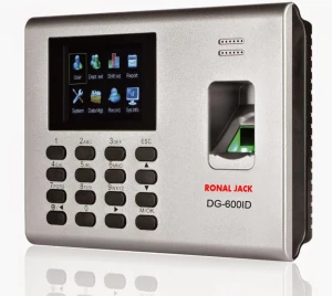 Máy chấm công vân tay và thẻ cảm ứng Ronald Jack DG-600ID