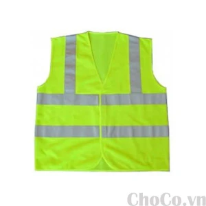 Áo Bảo Hộ Lao Động Phản Quang Ngang Lưới Nhựa Cao Cấp