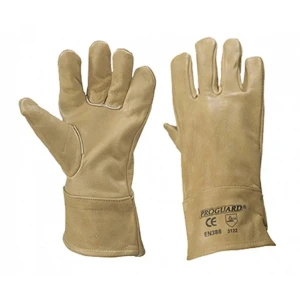 Găng Tay Da Bảo Hộ Lao Động Pha Vải Da Lộn Chống Nước