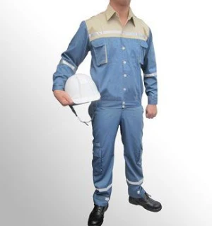 Quần áo bảo hộ lao động Pangrim Hàn Quốc màu xanh ghi