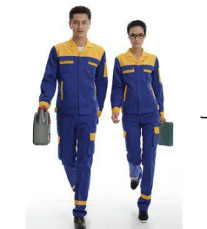 Quần áo bảo hộ lao động xanh vàng - QAK0010