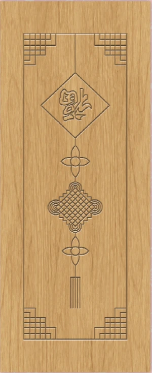 Cửa đúc nguyên tấm composite VIC 627