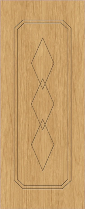 Cửa đúc nguyên tấm composite VIC 665