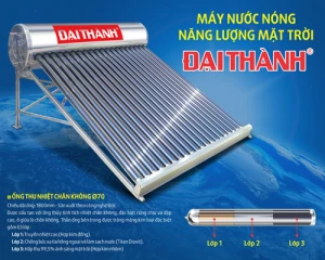 Máy nước nóng năng lượng Đại Thành 360 lít ĐT70-24