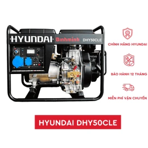 Máy phát điện chạy dầu 4KW Hyundai DHY50CLE