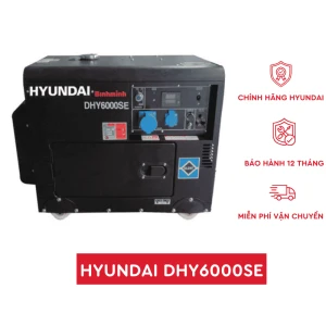 Máy phát điện chạy dầu 5KW HYUNDAI DHY6000SE nhập khẩu