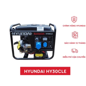 Máy phát điện chạy xăng 2.5KW Hyundai HY30CLE chính hãng