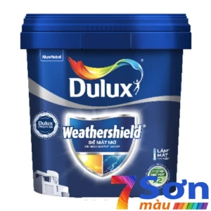 Sơn ngoại thất Dulux Weathershield Bề Mặt Mờ (5 Lít)