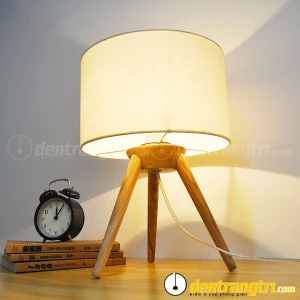 Đèn Bàn Đế Gỗ 3 Chạc - DB0006 - Đèn Trang Trí