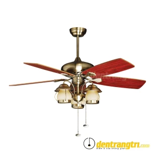 Đèn Quạt 3 Chao Cổ Điển - 48WE-0013 - Đèn Trang Trí