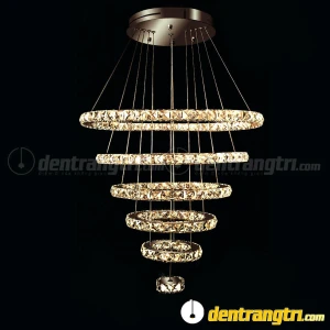 Đèn Thả Pha Lê 6 Vòng - DTVK 3823 - Đèn Trang Trí