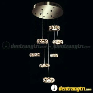 Đèn Thả Pha Lê 7 Vòng Nhỏ - DT00085 - Đèn Trang Trí