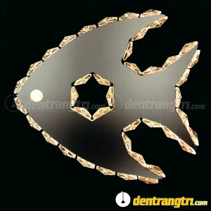 Đèn Vách Pha Lê Cá Vàng - DVVK 082 - Đèn Trang Trí