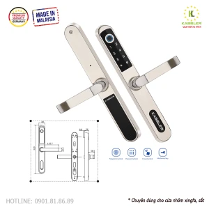 Khóa cửa sắt vân tay Kassler KL-599I- Tuyệt đối chống nước