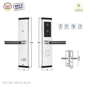 Khóa cửa thông minh Kassler KL-667 Silver