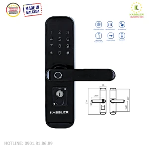 Khóa vân tay Kassler KL-668 Mở App điện thoại