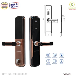 Khóa vân tay Kassler KL-700- Mở app điện thoại từ xa