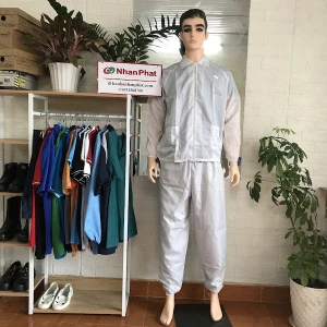 Quần áo phòng sạch chống tĩnh điện quần áo rời PS622-28