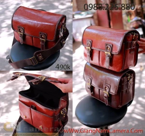 Túi da đựng máy ảnh thời trang Thời trang Chất lượng tốt Mẫu mới đẹp siêu bền