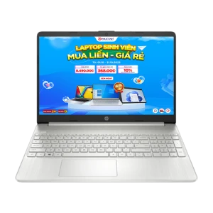 Laptop HP 15s-fq2712TU (i3-1115G4/8GB/256GB/15.6FHD/Win11H/silver/1Y WTY/7C0X2PA)