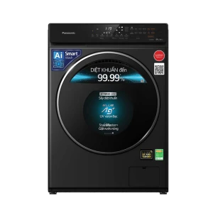Máy giặt lồng ngang Panasonic NA-S96FR1BVT 9 kg giặt 6 kg sấy màu xám đen HÀNG TRƯNG BÀY