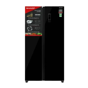 Tủ lạnh Sharp SBS Inverter 442 lít SJ-SBX440VG-BK