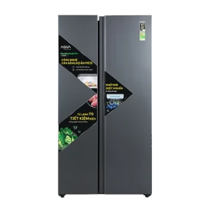 Tủ lạnh Side By Side Aqua Inverter 646 lít AQR-S682XA(SLB)