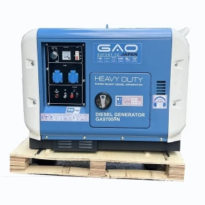 Máy Phát Điện Chạy Dầu Siêu Cách Âm GAO 7Kw GA-9700SN