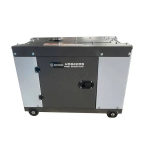 Máy Phát Điện Chạy Dầu Siêu Cách Âm Huspanda 5Kw HD6600S