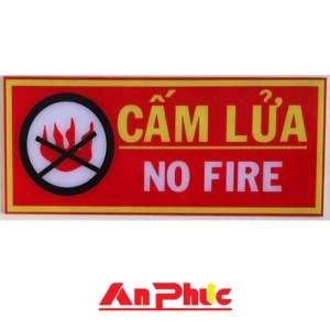 Bảng cấm lửa mica