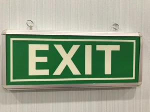 Bảng exit thoát hiểm dạ quang 1 mặt