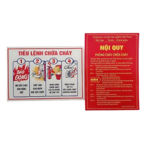 Bộ nội quy tiêu lệnh chữa cháy tôn