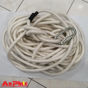 Dây cứu người chịu nhiệt 10 mét kèm 1 móc phi 14