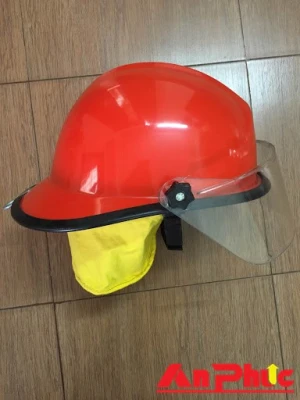 Mũ chống cháy phủ gáy vải màu vàng