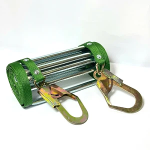 Thang dây thoát hiểm bậc thép mạ kẽm trắng chống rỉ