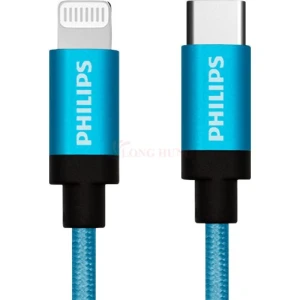 Cáp USB Type-C to Lightning Philips MFI 1m DLC5545V/97