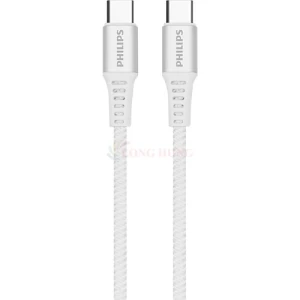 Cáp USB Type-C to Type-C Philips 100W PD3.0/4.0 1m DLC9530C/97