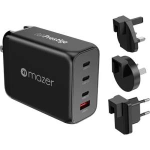 Cốc sạc Mazer Infinite.Boost SuperMINI GaN3 200W 3Type-C 1 USB M-GAN200W