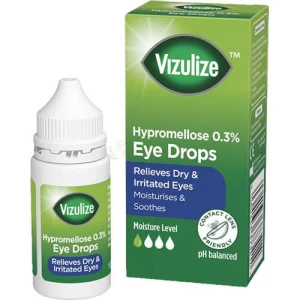 Dung dịch nhỏ mắt Vizulize Hypromellose 0.3% Eye Drops giúp làm dịu và giảm khô mắt (10ml)