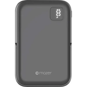 Sạc dự phòng kiêm sạc không dây Mazer Smallest MagAir 15W Charge.Stand 10000mAh PD20W M-MAGAIR16