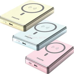 Sạc dự phòng từ tính không dây Philips Magnetic Wireless 10000mAh DLP3920