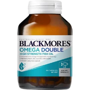 Viên uống Blackmores Omega Double High Strength Fish Oil hỗ trợ tim mạch (90 viên)