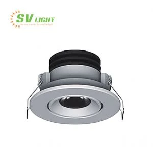 Đèn led âm trần spotlight mini 3W SVC-4545A Đèn Svlight